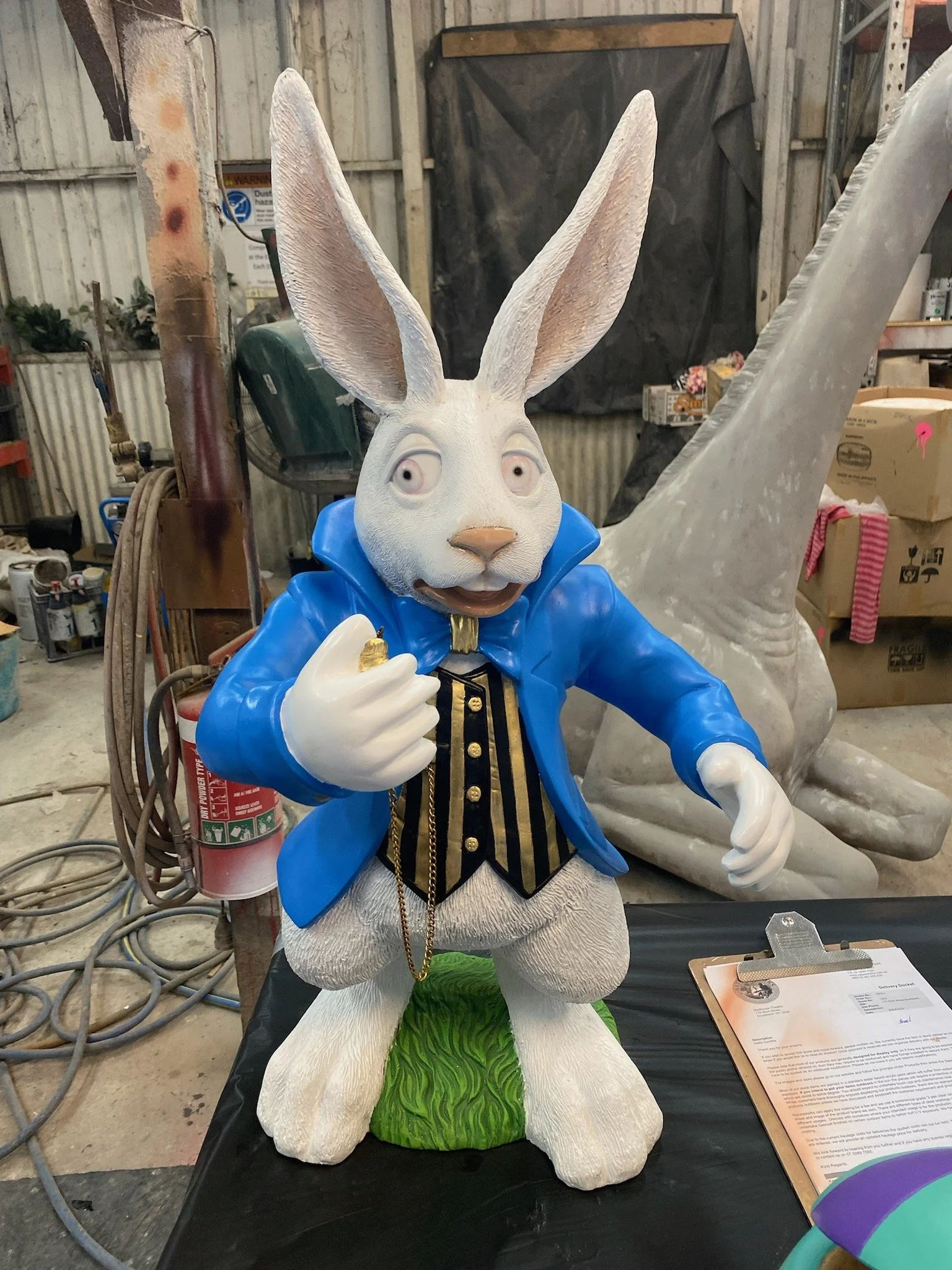 White Rabbit painted by Matt Smidt at Natureworks Australia