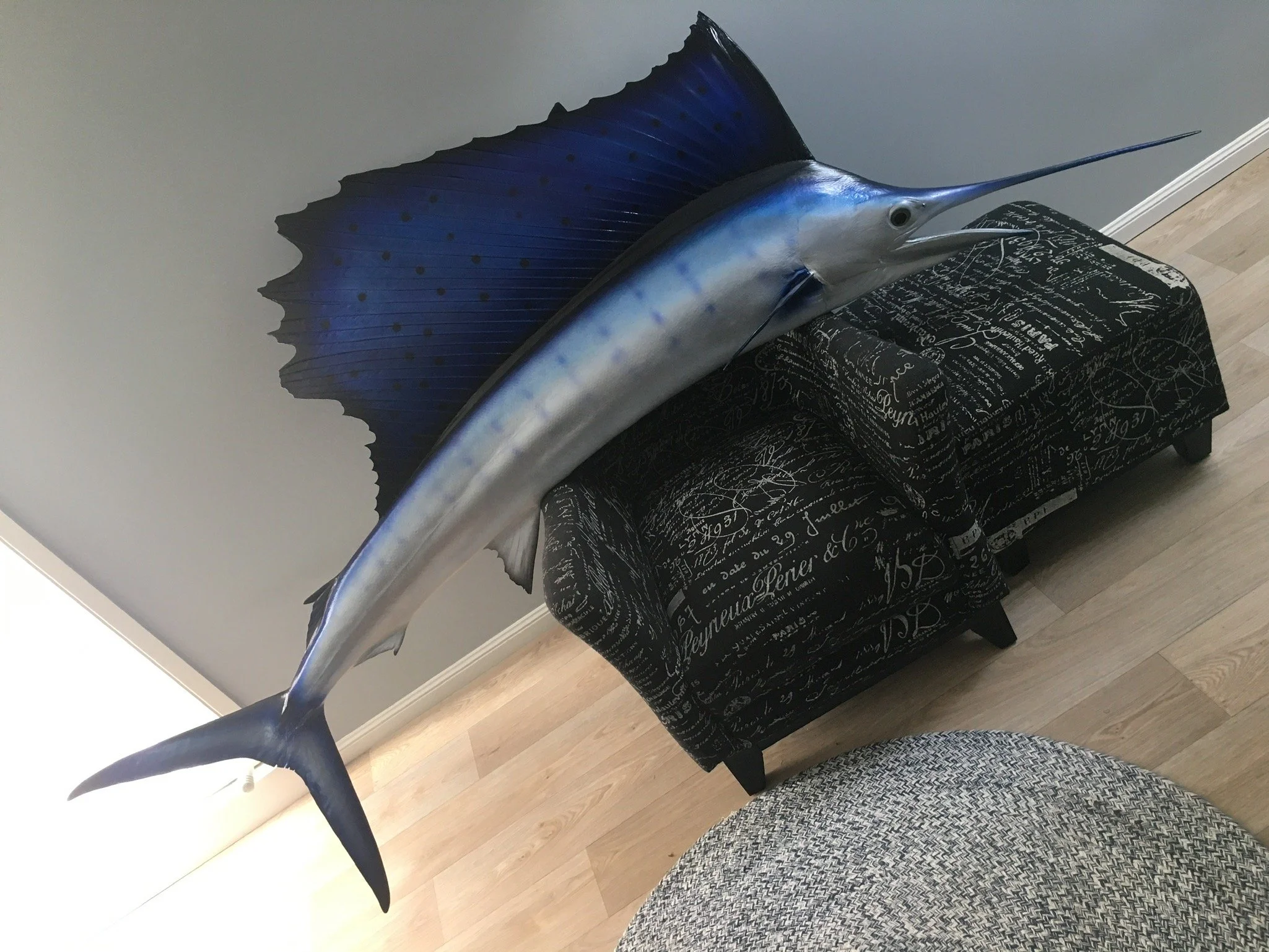 Swordtail fish painted by Matt Smidt