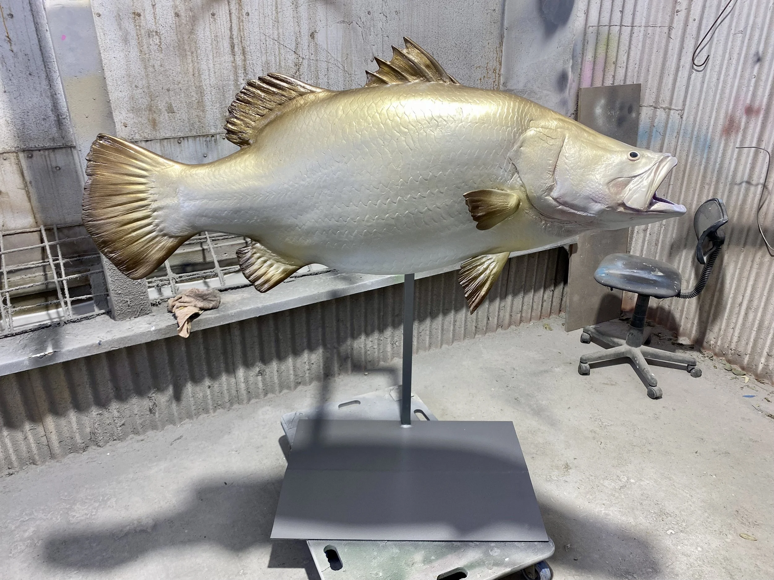 Fish painted by Matt Smidt at Natureworks Australia