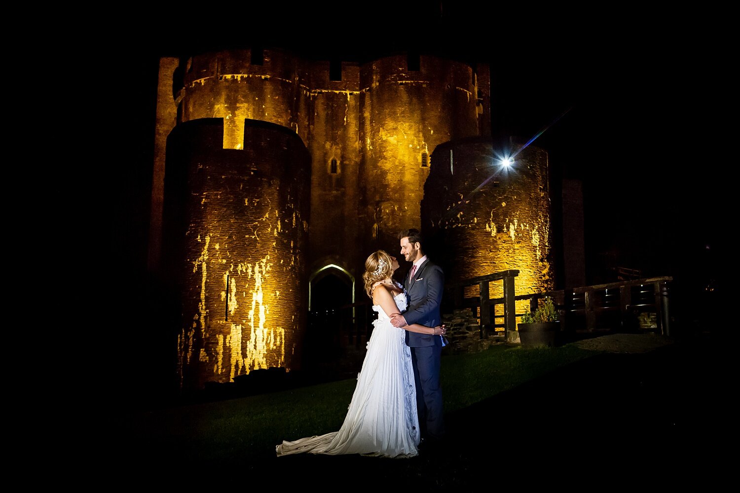 Caerphilly Castle Wedding photography