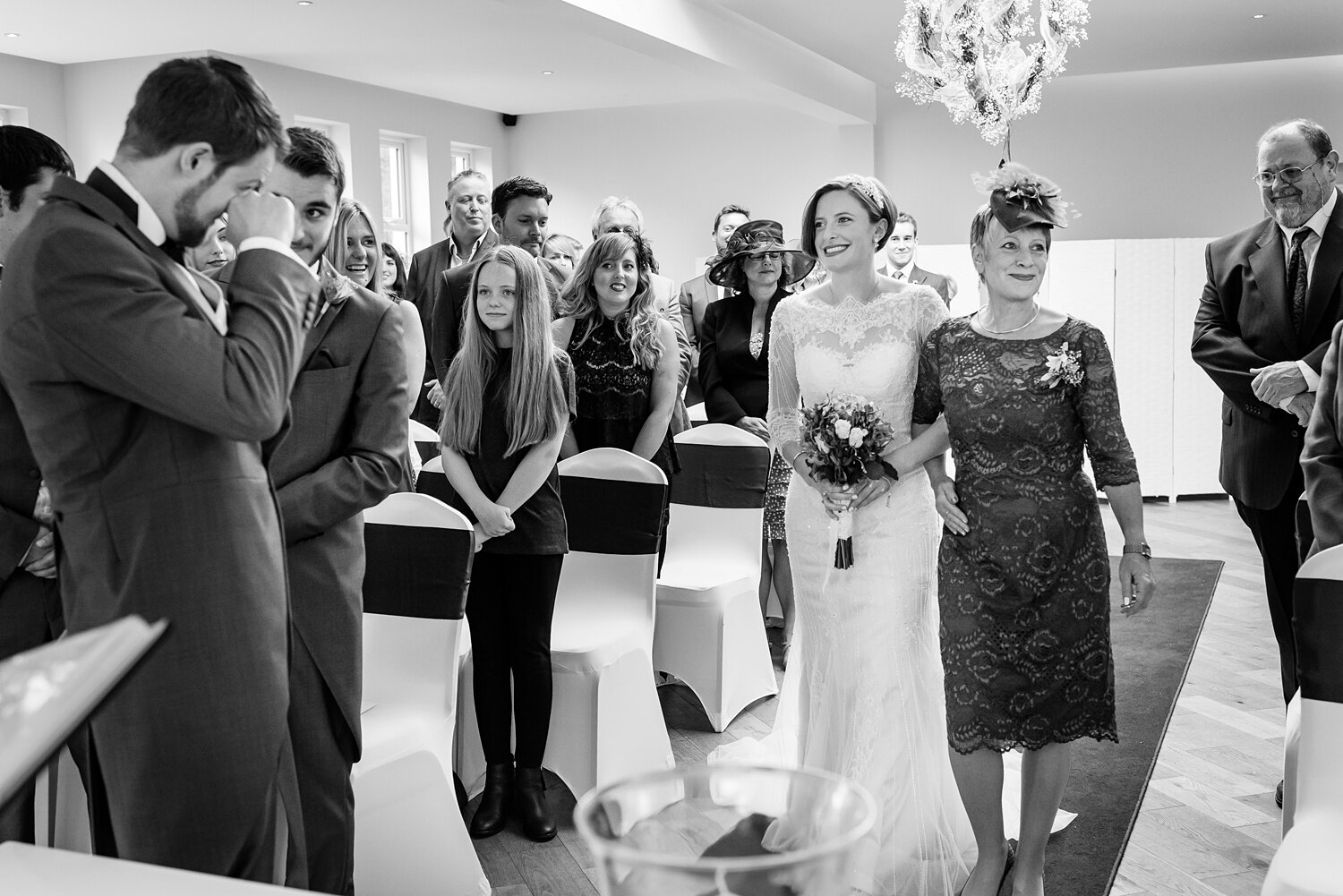 Wedding ceremony at Mansion House Llansteffan