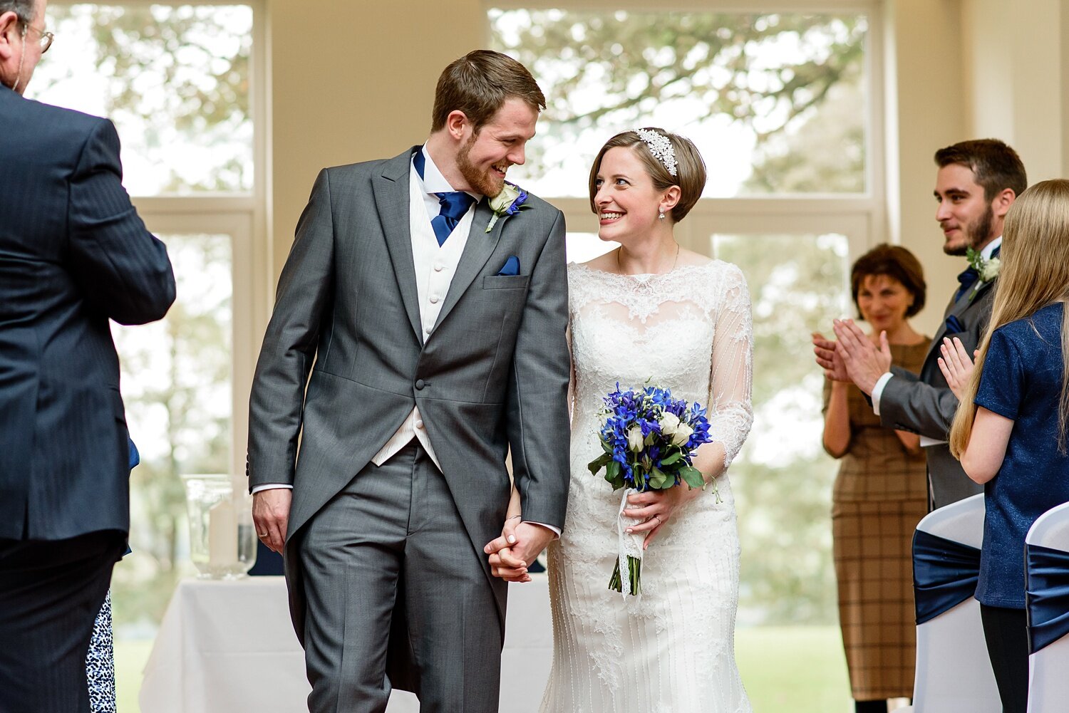 Wedding ceremony at Mansion House Llansteffan