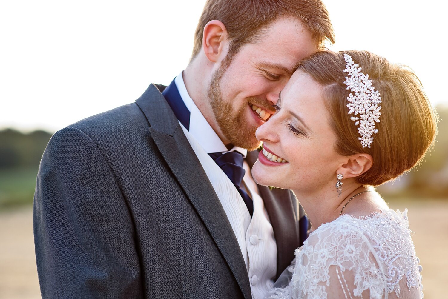 Wedding photos from Llansteffan beach