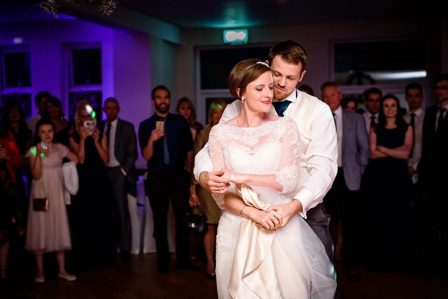 Wedding first dance at Mansion House Llansteffan