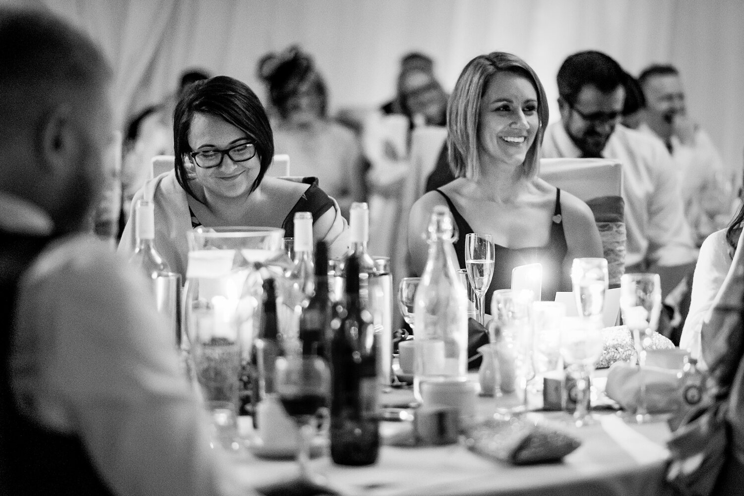 Wedding guests at Oxwich Bay Hotel