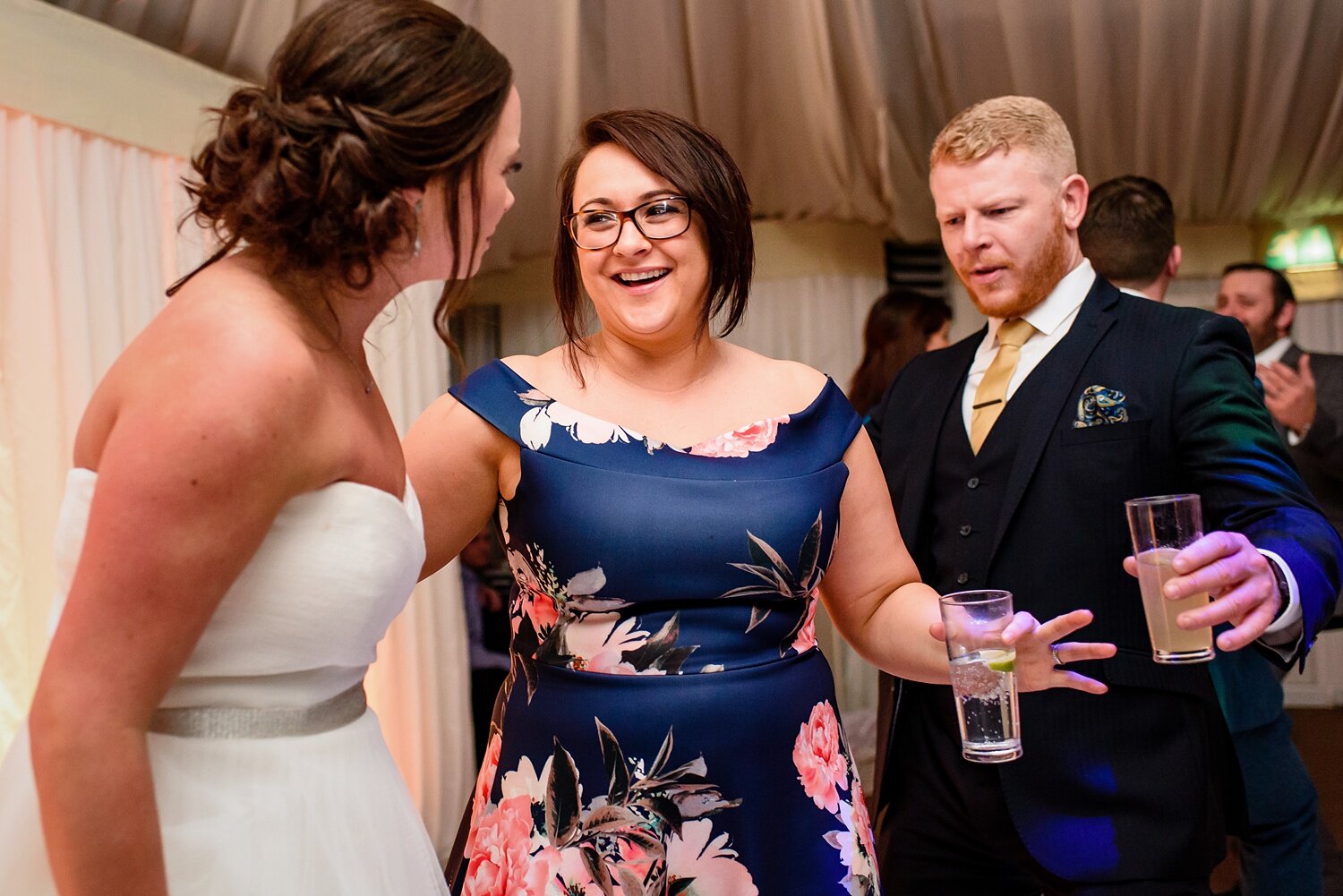 Wedding party at Oxwich Bay Hotel