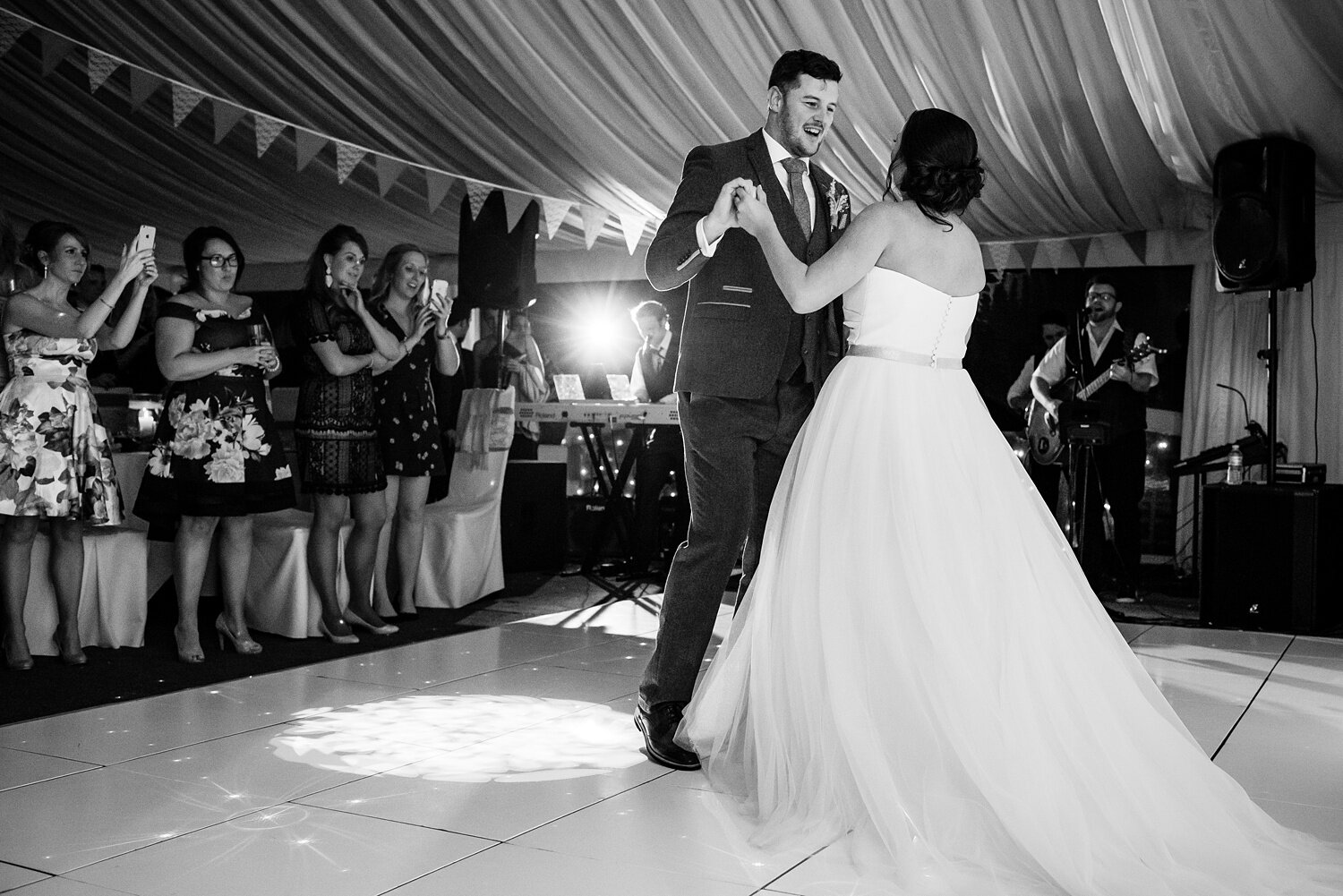 First dance at Oxwich Bay Hotel