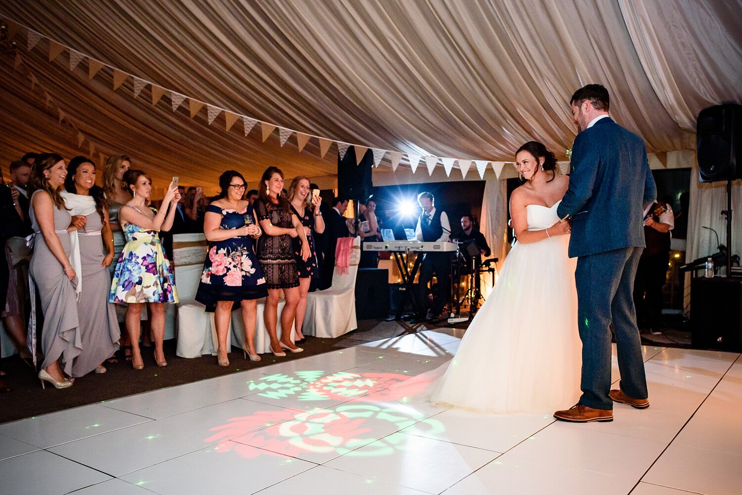 First dance at Oxwich Bay Hotel wedding