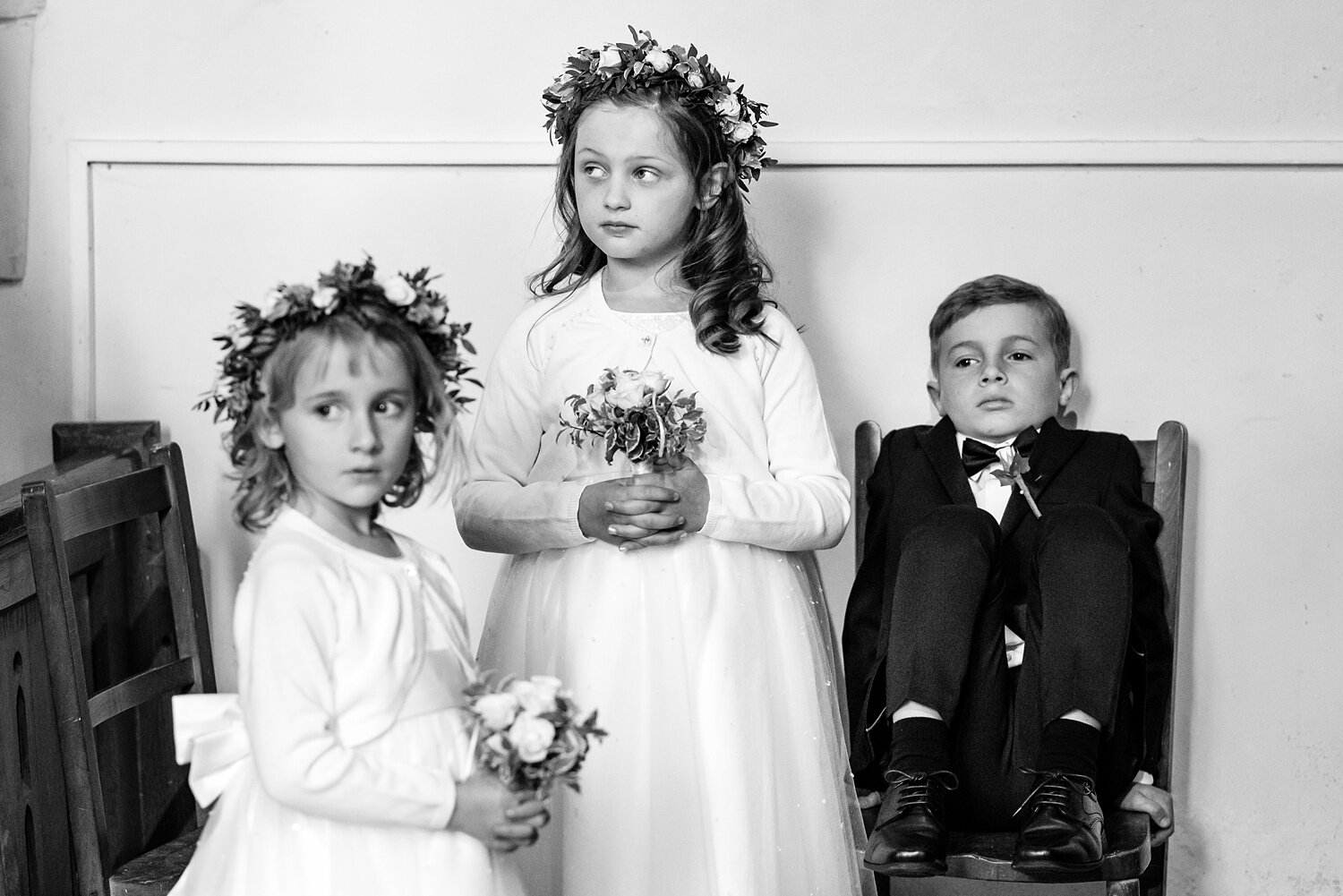 Flower girls St Marys Church Penmark