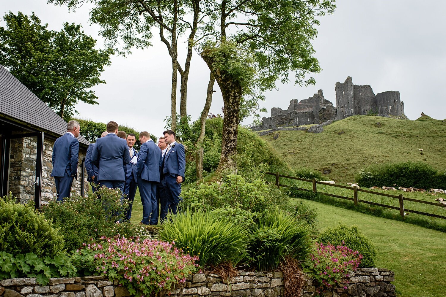 Carreg Cennen Castle wedding photography