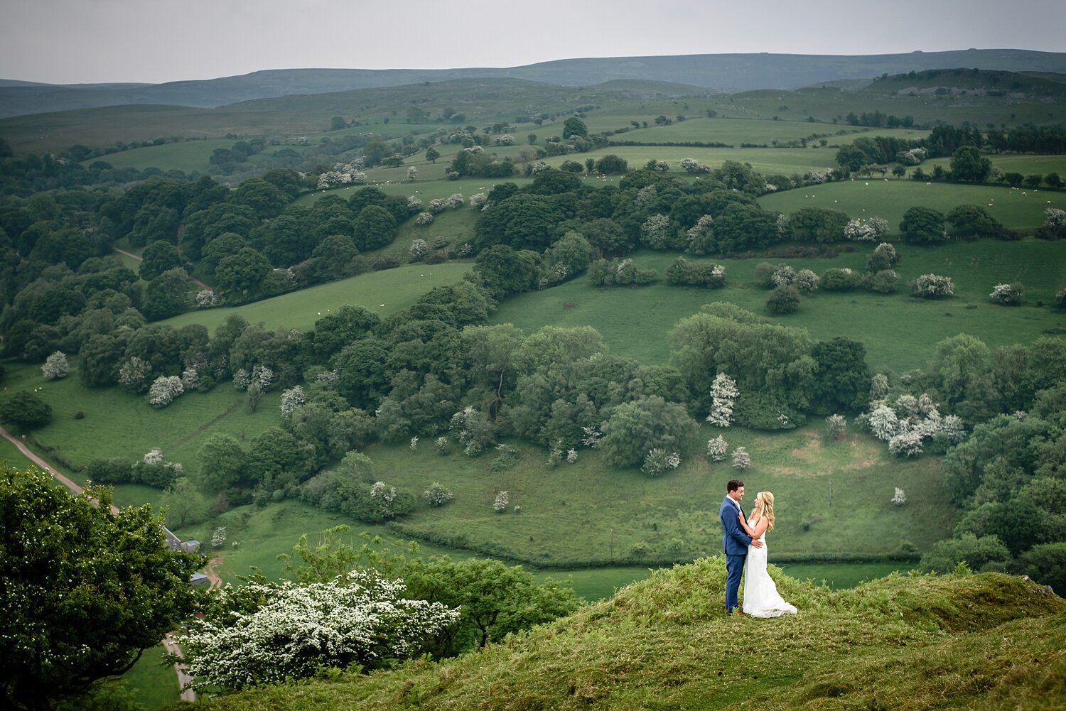 Carreg Cennen Castle wedding photos