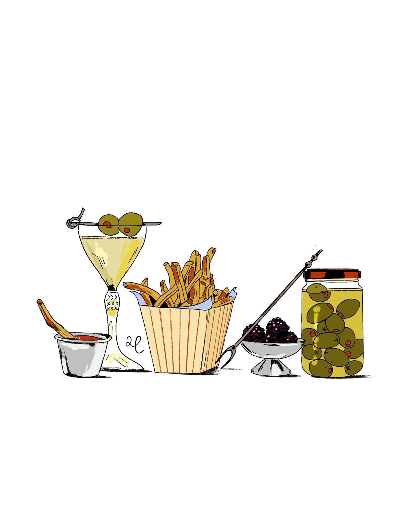 almost forgot that this is the whole point 🍟 🫒 🍸🍇