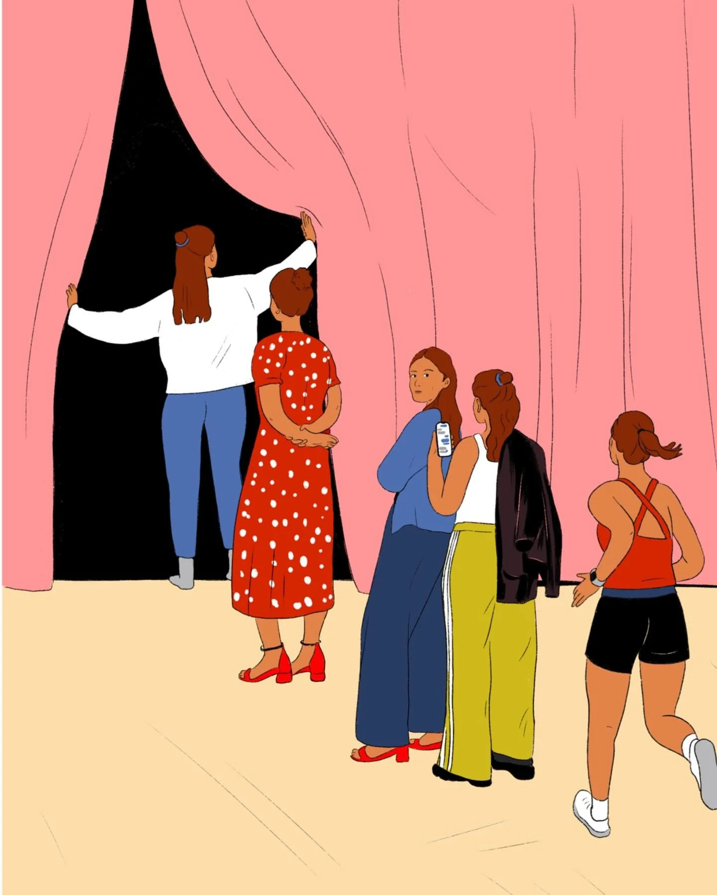 Illustrations I did a couple or month ago for Breathe Magazine exploring the many identities we move through in everyday life.