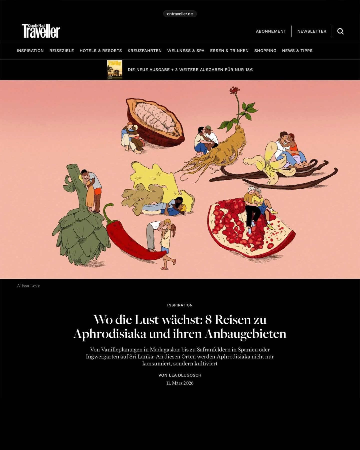 A couple Illustrations I created recently for @cntravellergermany for a feature exploring s🌶️x &amp; travel.

Many thanks to @amd_amanda &amp; @lisariehl for the opportunity 🫚