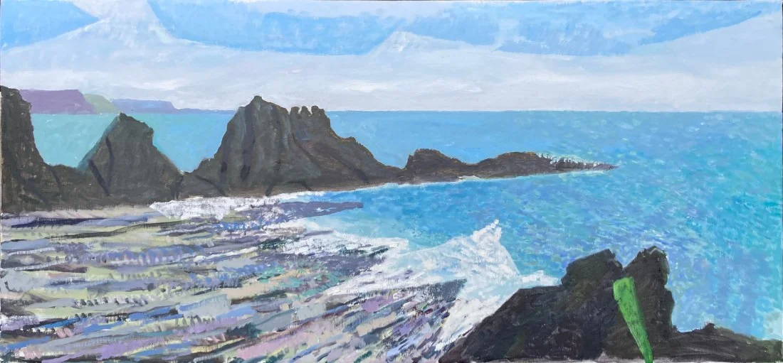 Hartland Quay 53 x 114 cms.JPEG