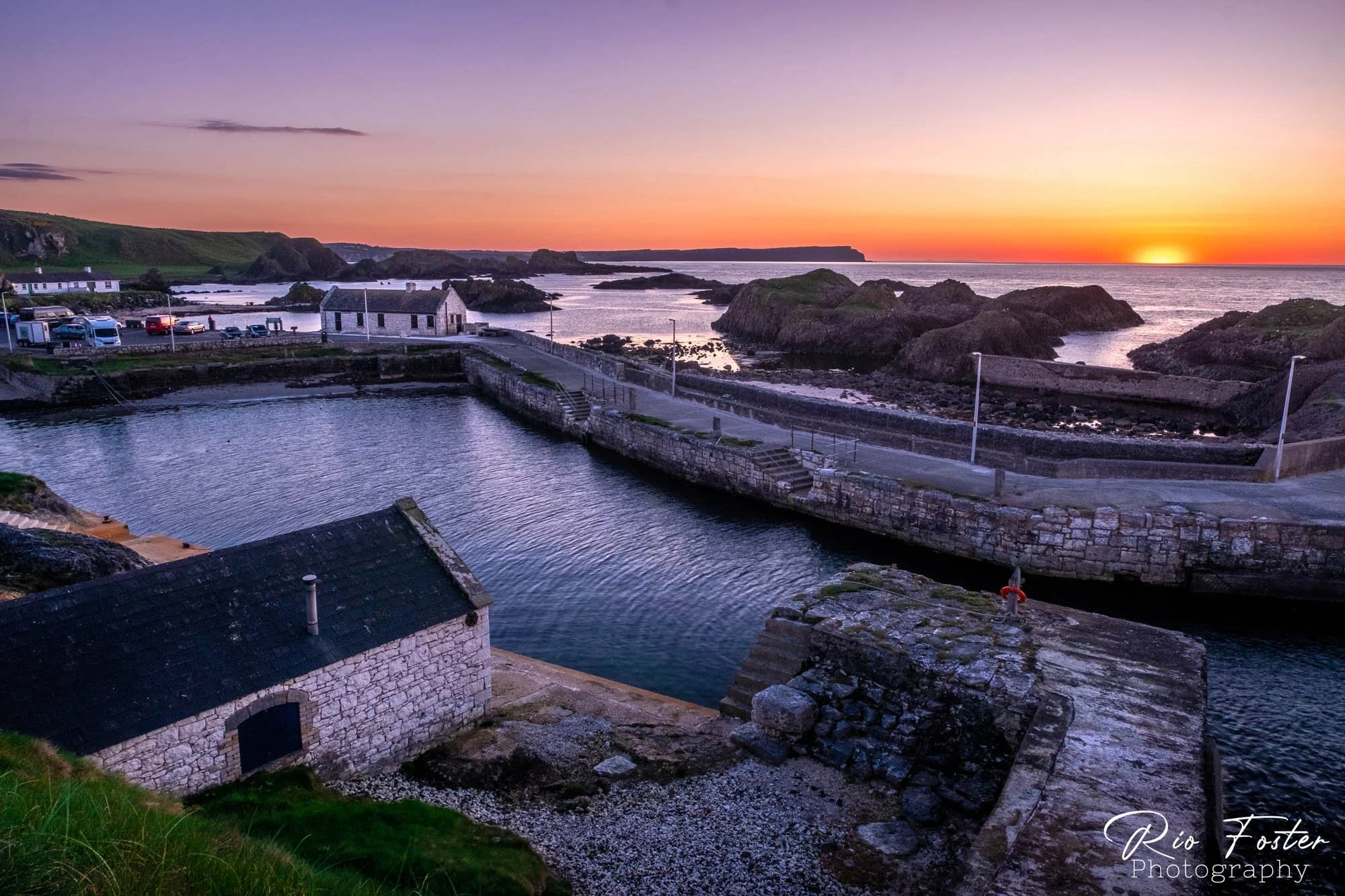 Ballintoy harbour sunset WS.jpg