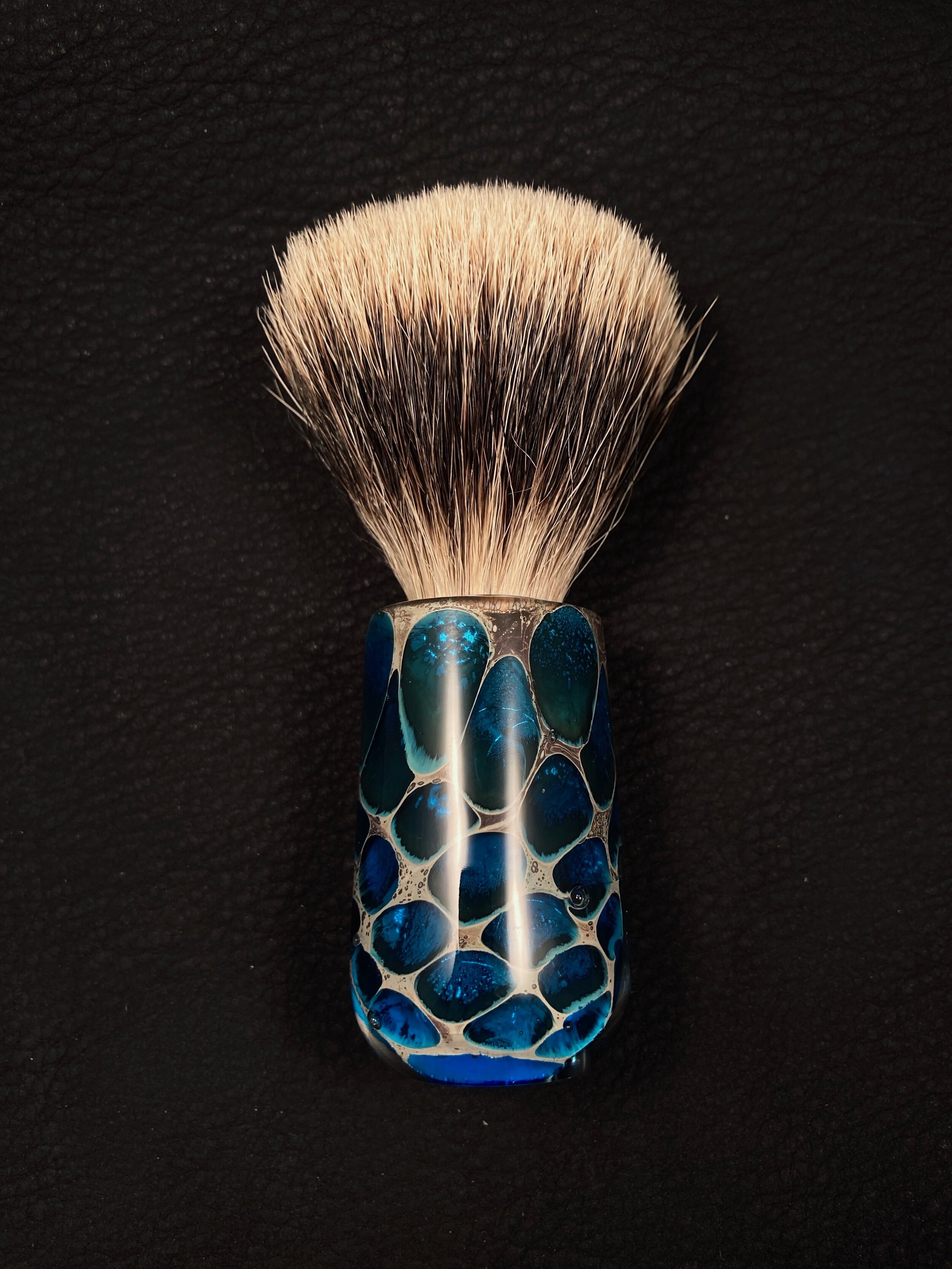 Blaireau Alvéoles Bleues