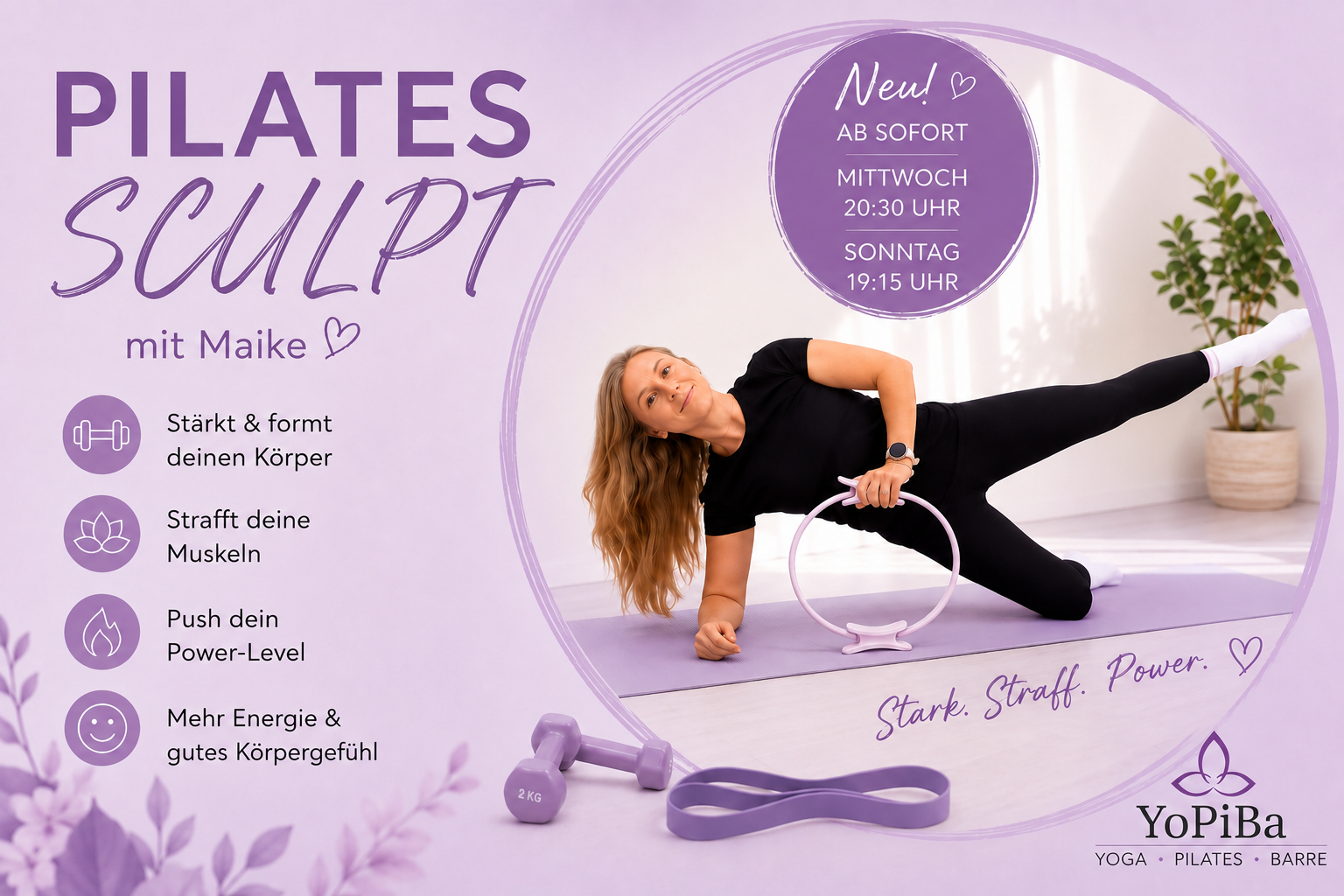 pilates sculpt forme deinen körper in gräfelfing bei münchen