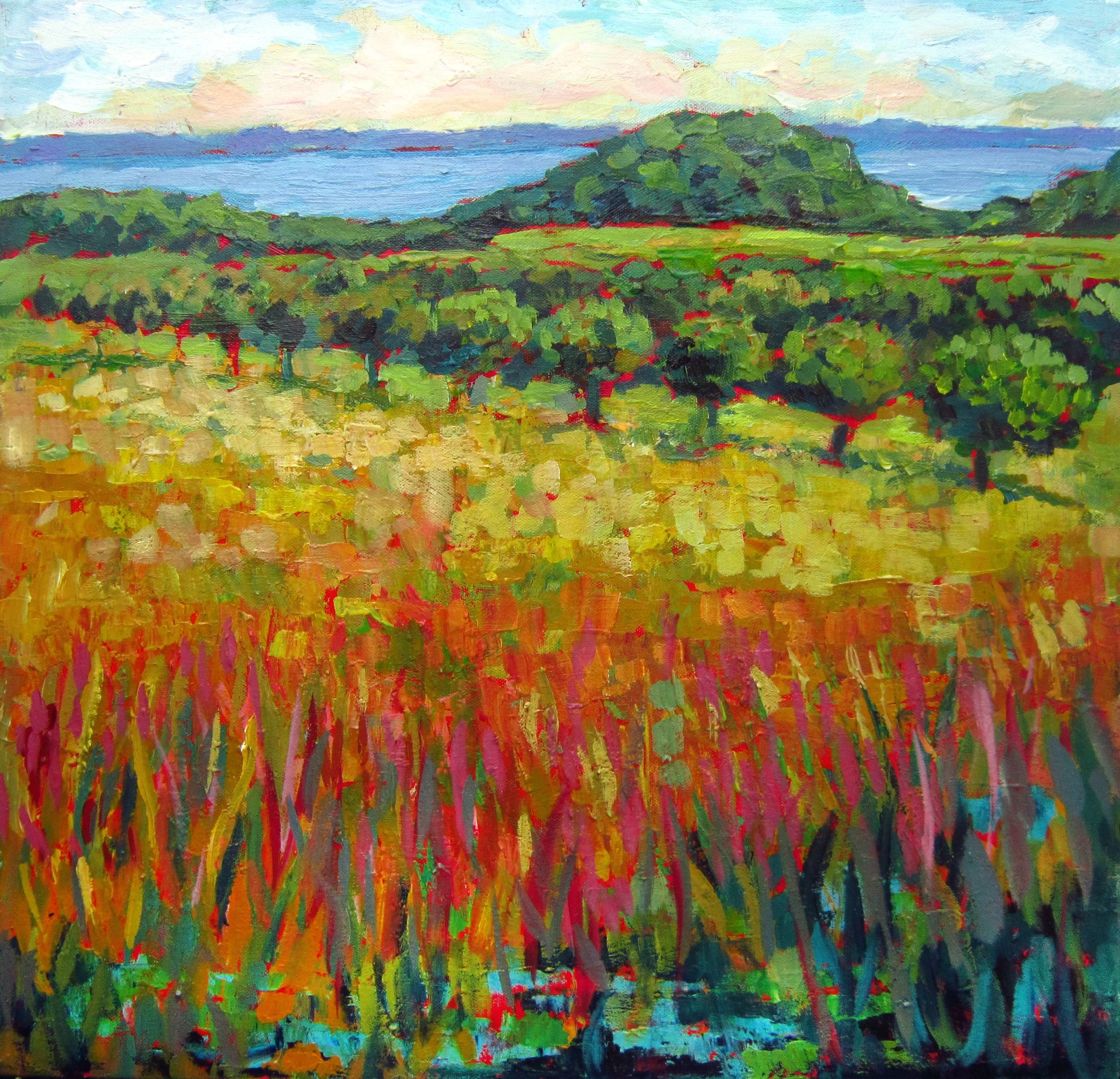 View from the Chateau 20"x20"