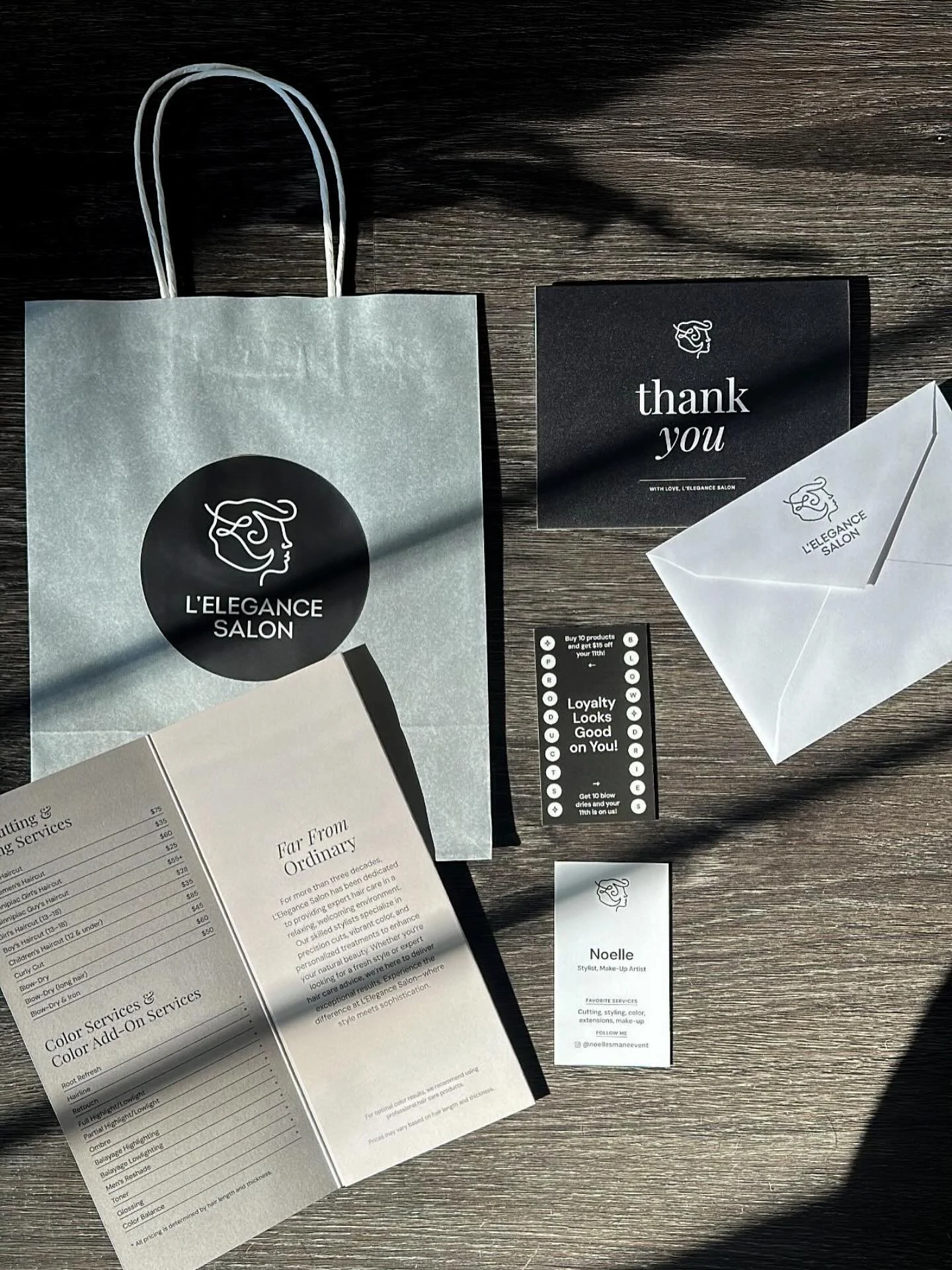 We 💖 when clients share how they bring their brand to life using the pieces we&rsquo;ve designed together!

L&rsquo;Elegance Salon recently shared a look at their new client welcome bags, and we&rsquo;re obsessed. The suite includes a custom sticker