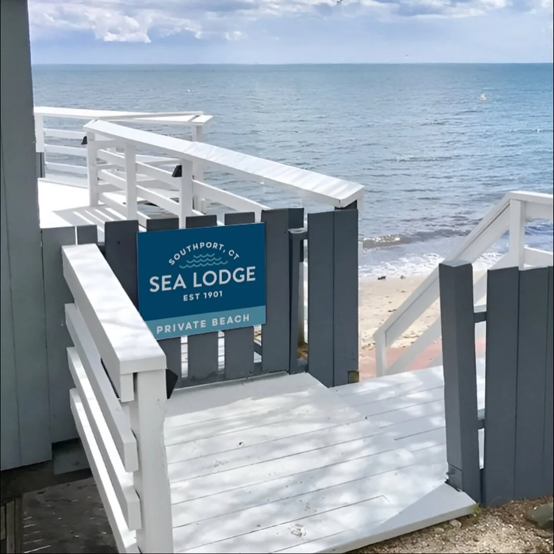 Lifeguard Off Duty! 🛟 Closed out summer designing some signs for the Sea Lodge in Southport, using the new logo!
