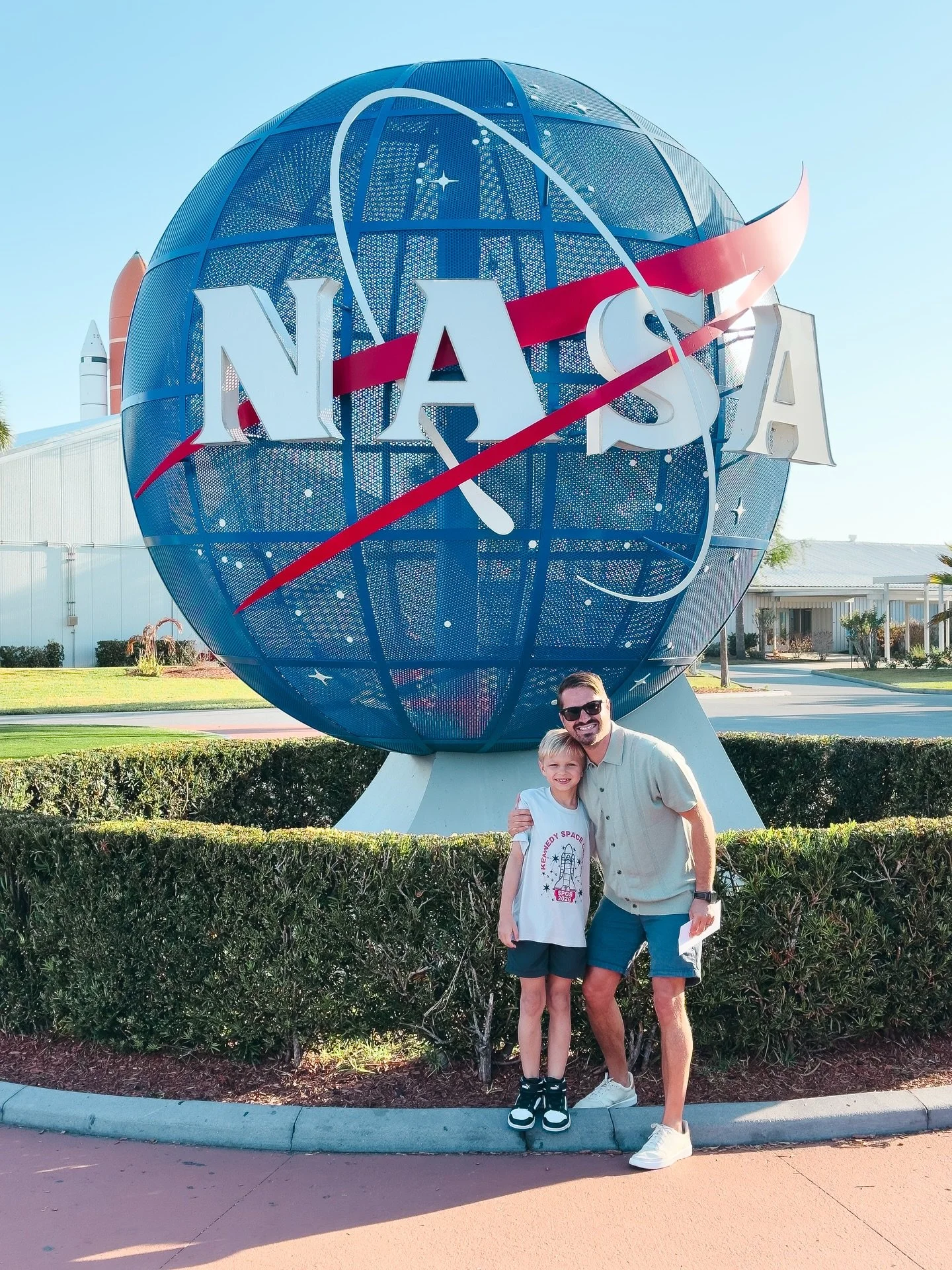 I&rsquo;m thrilled to spend the day with Bennett at Kennedy Space Center! 🚀