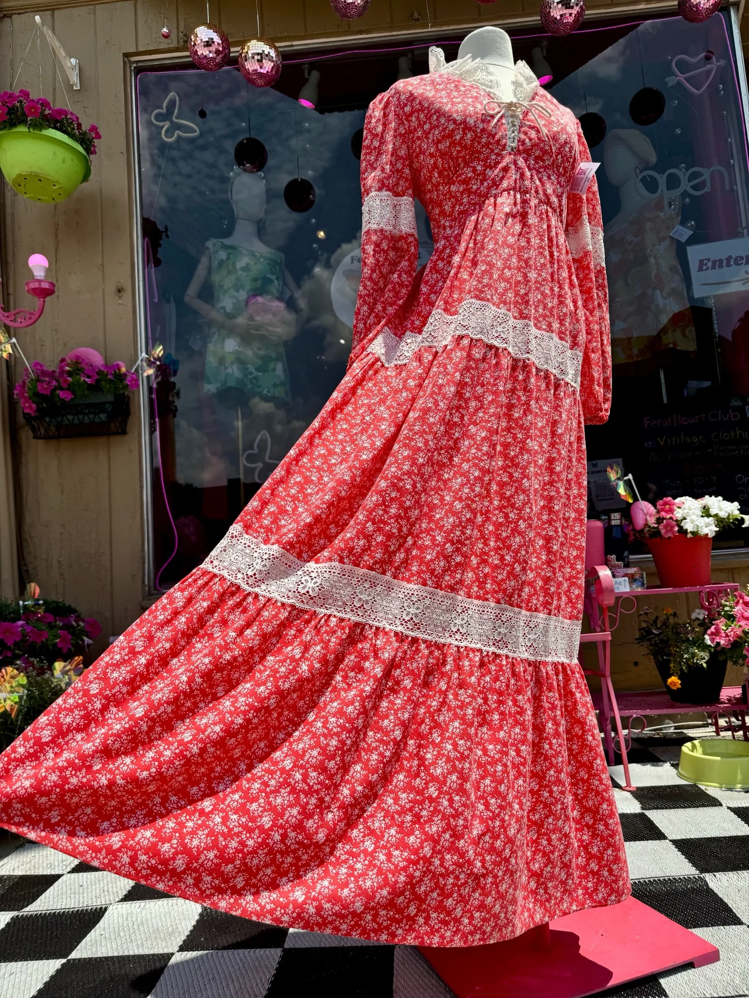 women midi dress with sleeves Adrianna Papell Plus Imitation Pearl-Trim Crepe Sheath Dress - Cherry Blossom