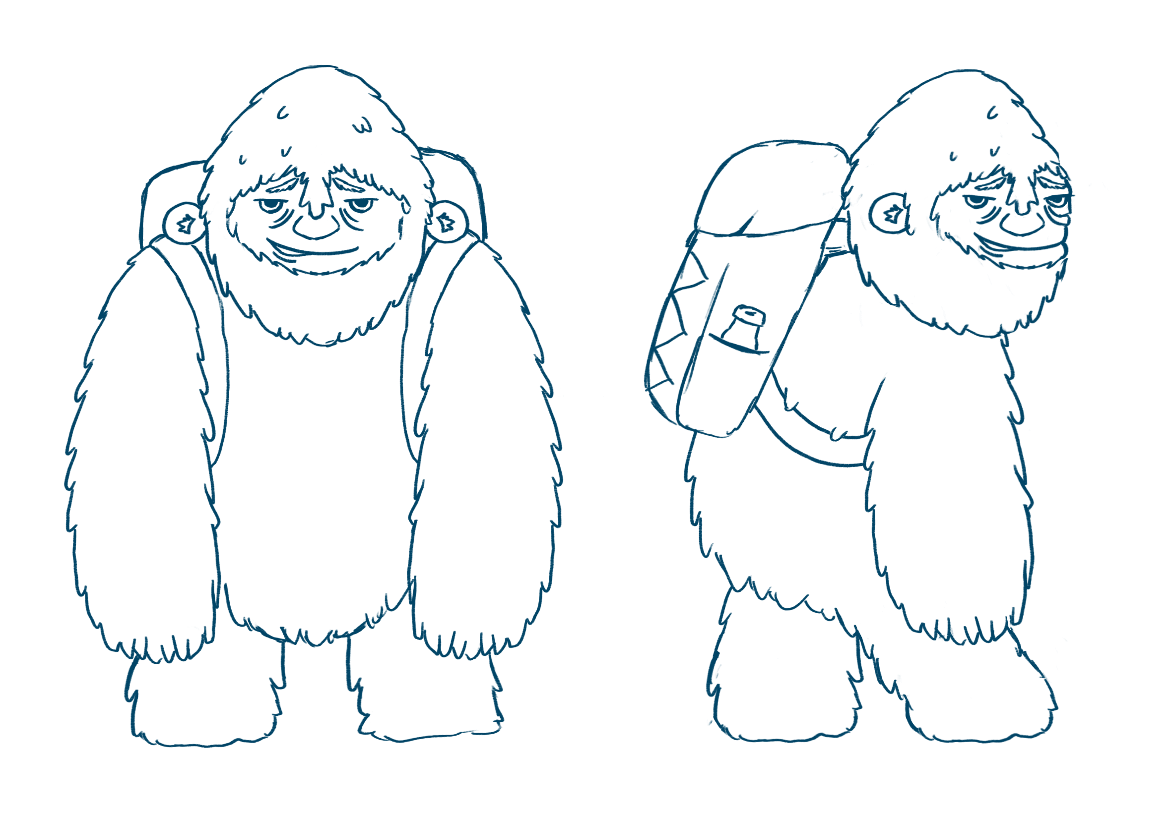 Yeti character design