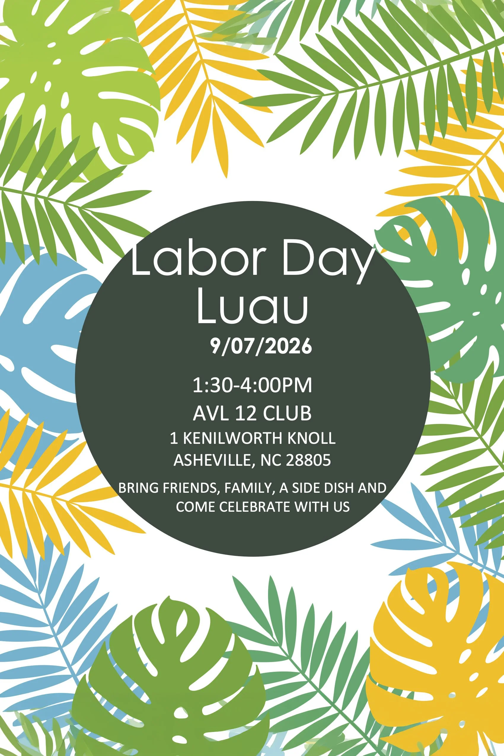 Labor Day Luau