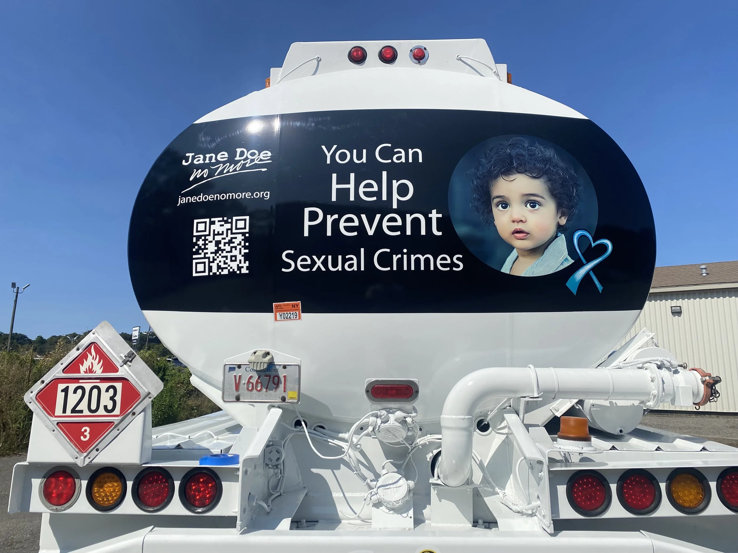 Tanker Truck Carries Important Message