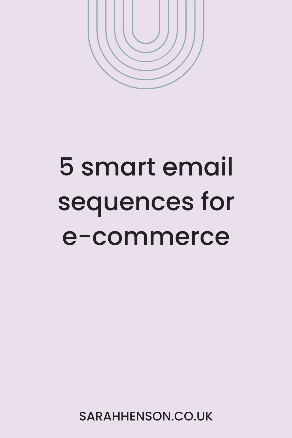 5 smart email sequences for e-commerce to automate sales