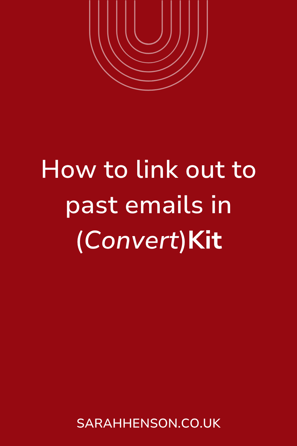 How to link out to past emails in Kit