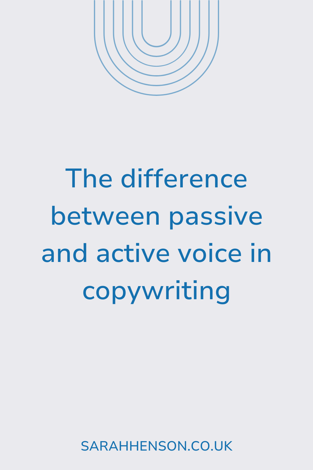 The difference between passive voice and active voice in copywriting