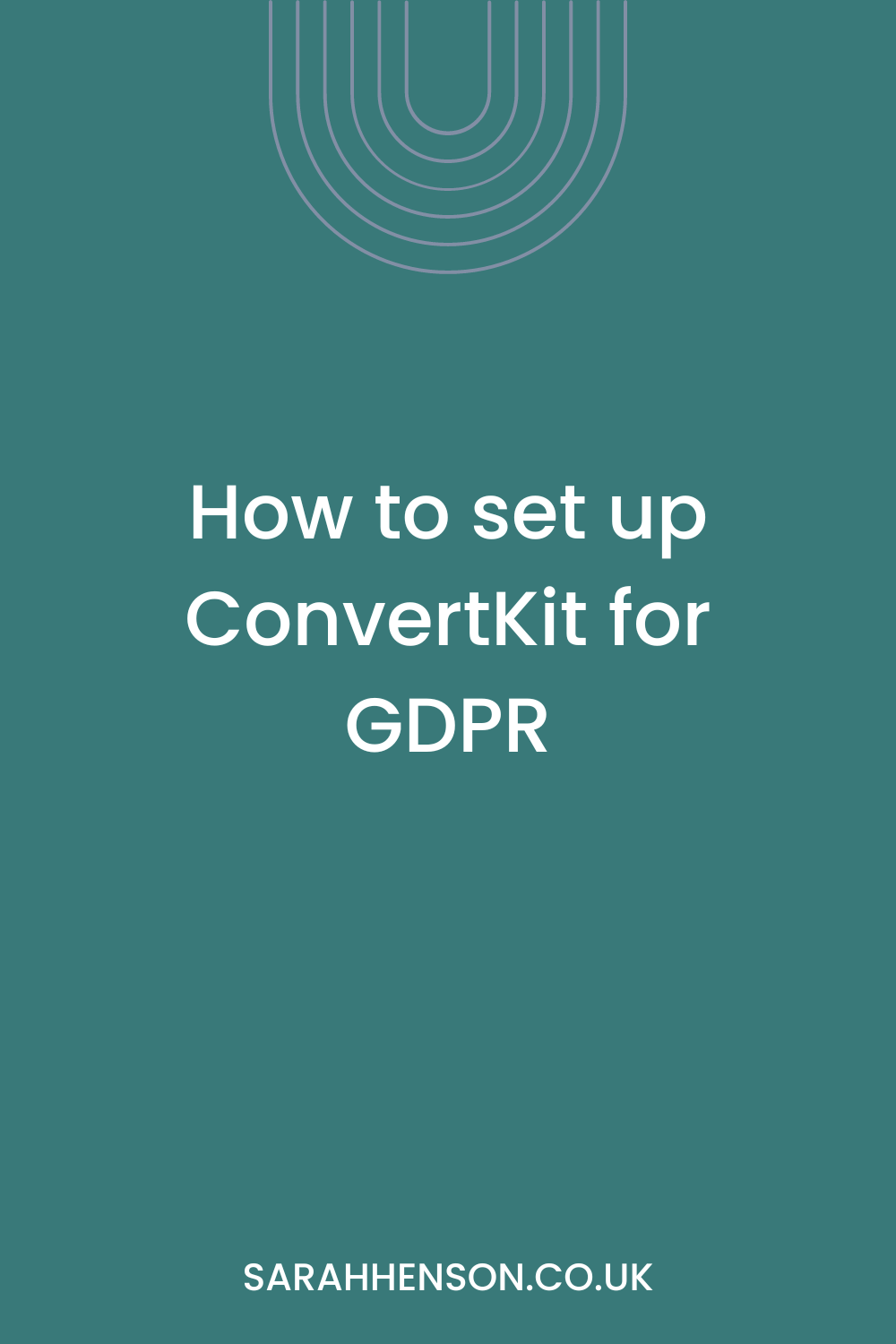 How to set up ConvertKit for GDPR