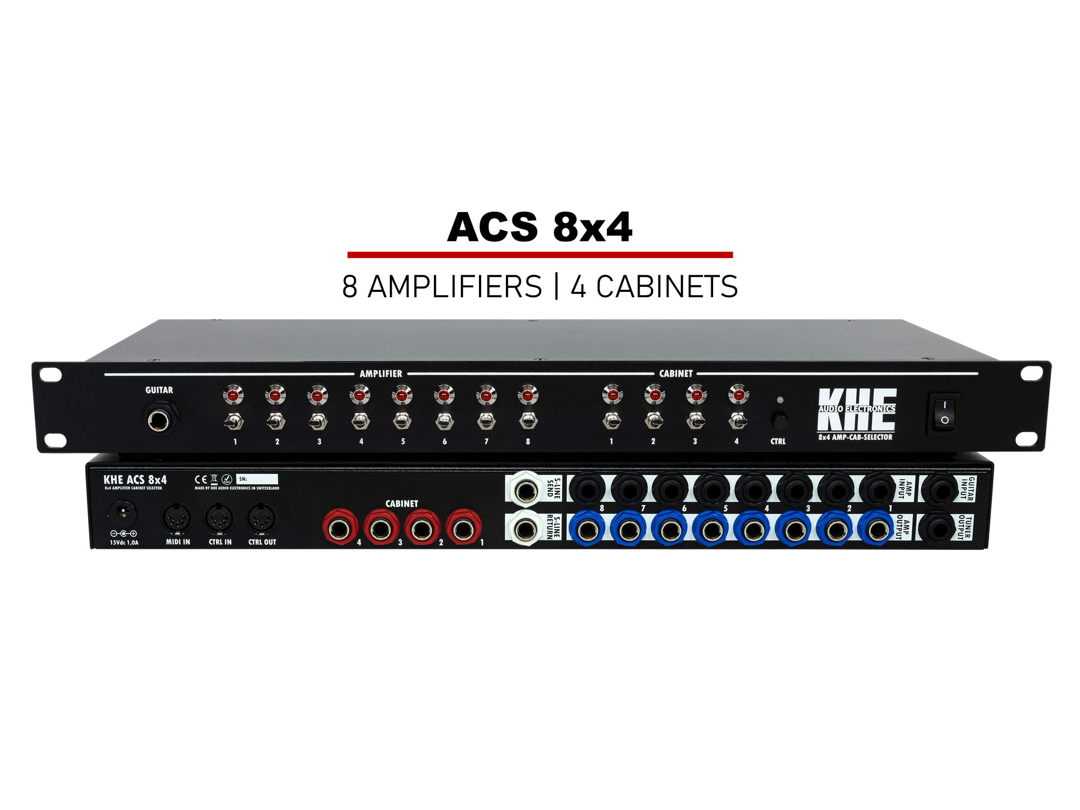 ACS 8×4 - Amplifier Cabinet Switcher