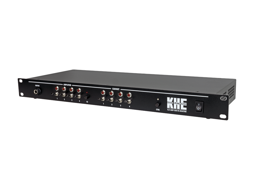 ギター KHE ASX 8 8x Amplifier Switcher ACS 4×4 FX - Amp Cab FX-Loop Switcher — KHE Audio | Amp Cab Switchers
