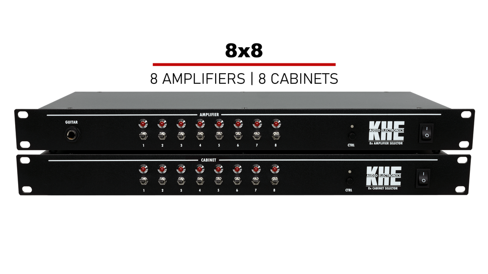 ギター KHE ASX 8 8x Amplifier Switcher 8x8 Bundle 1: ASX8 + CSX8 — KHE Audio | Amp Cab Switchers