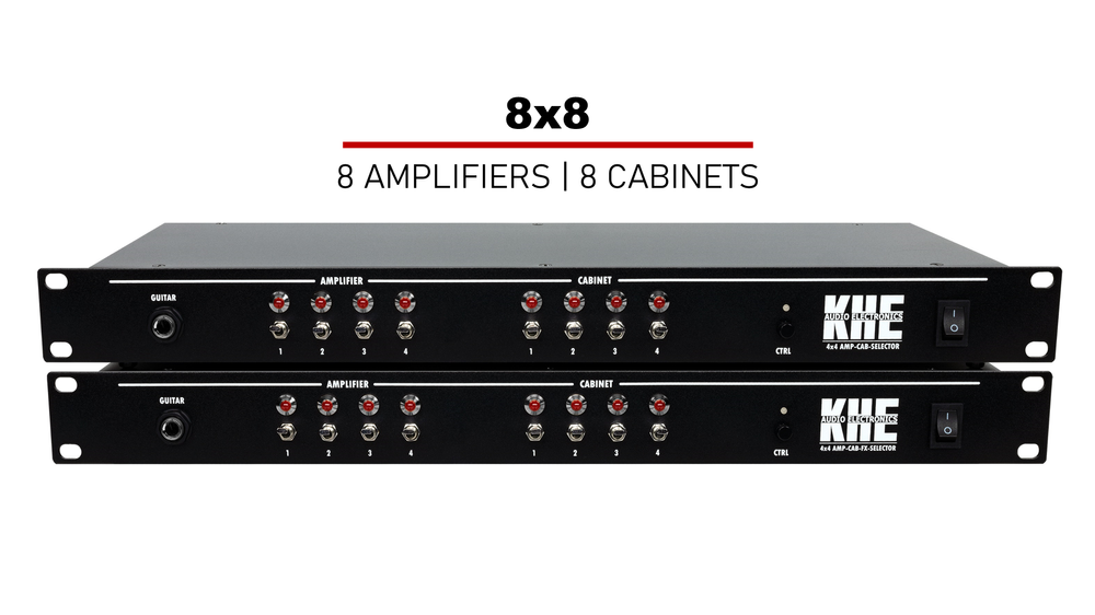 ギター KHE ASX 8 8x Amplifier Switcher ASX 8 - Amplifier Switcher — KHE Audio | Amp Cab Switchers