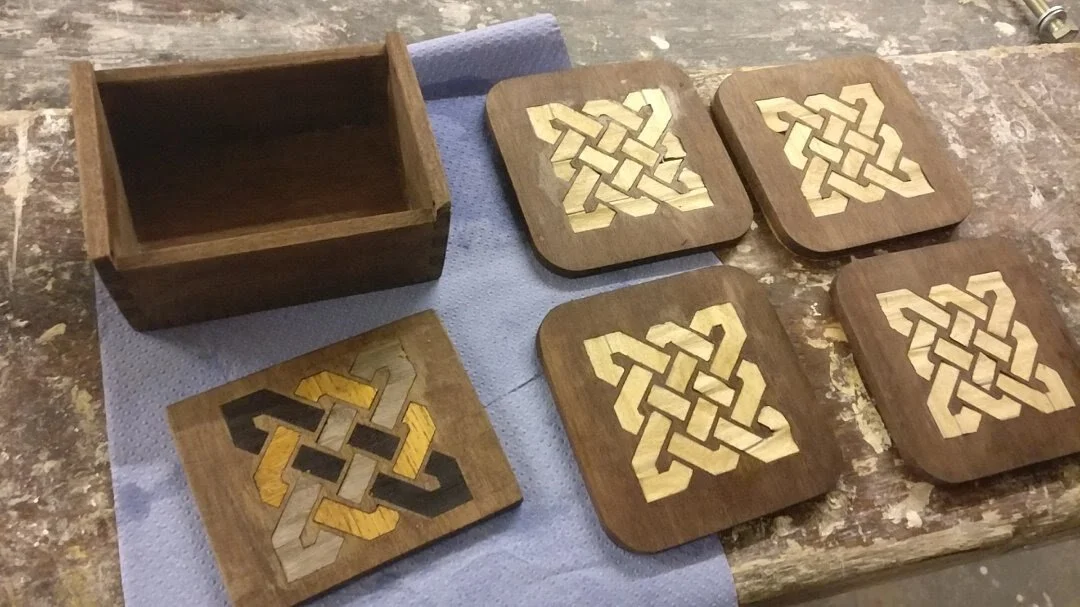 Laser engrave inlay, something I should try again one of these days.