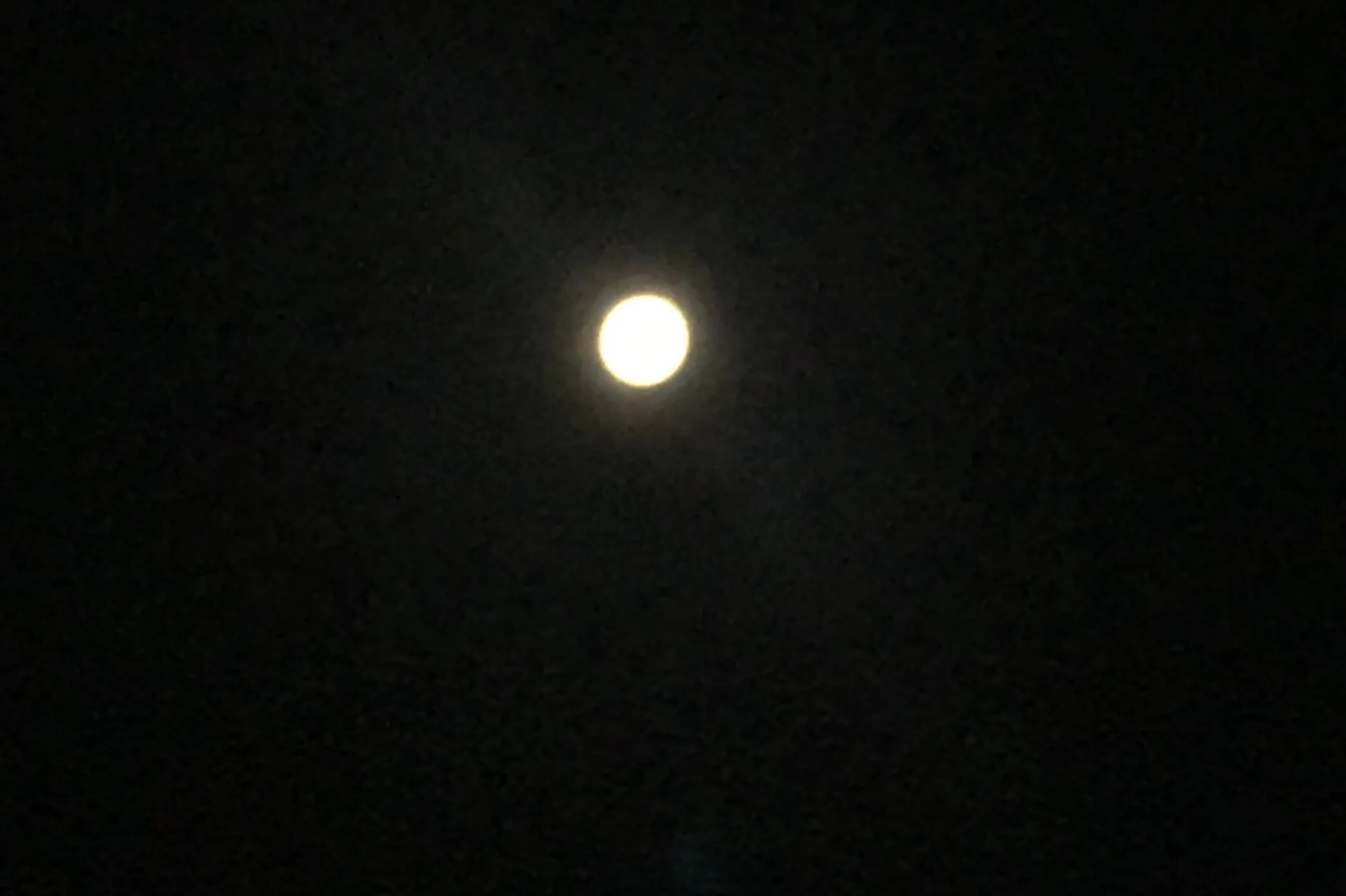 Por primera vez la luna