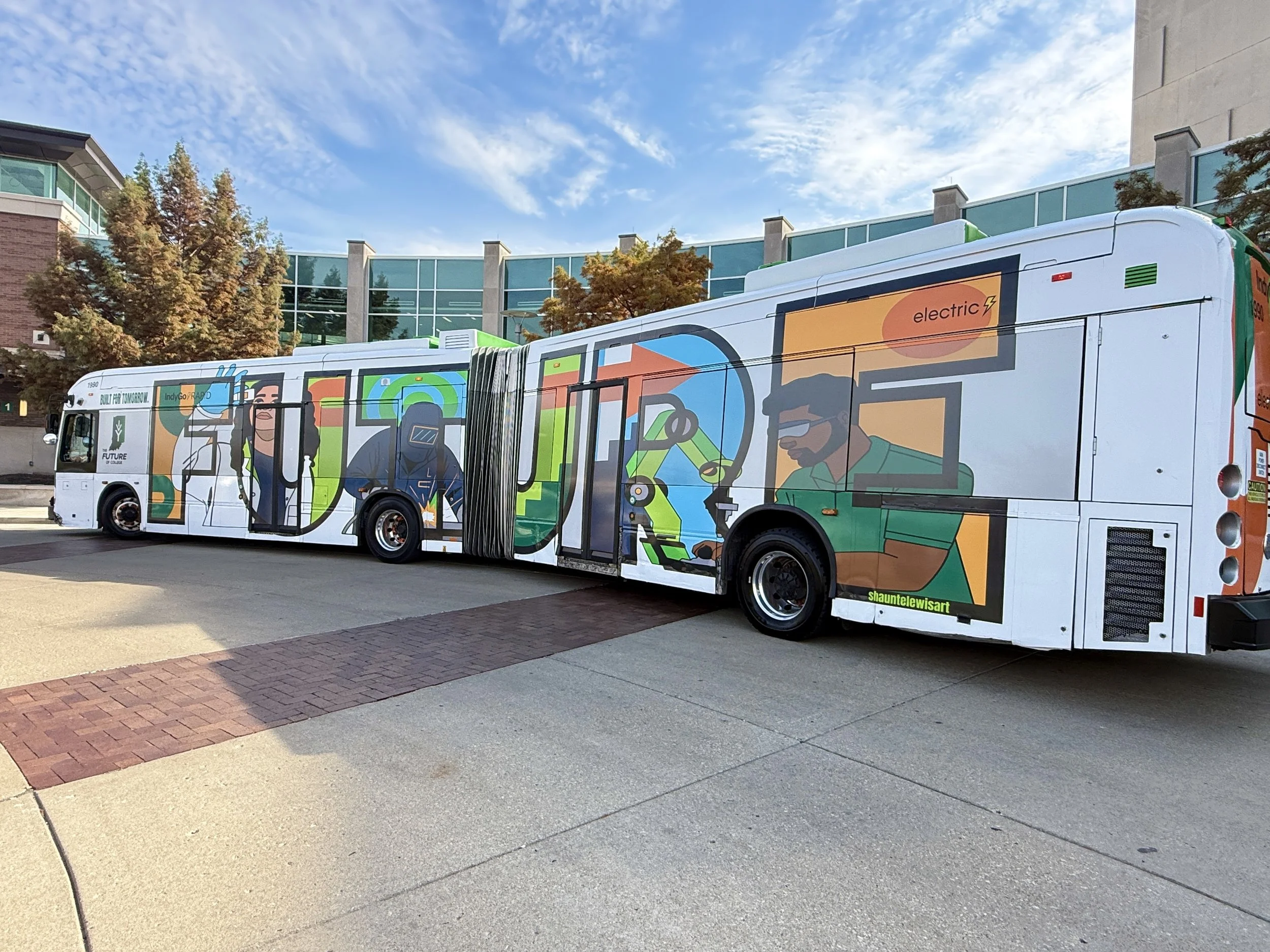 Ivytech X IndyGo bus design