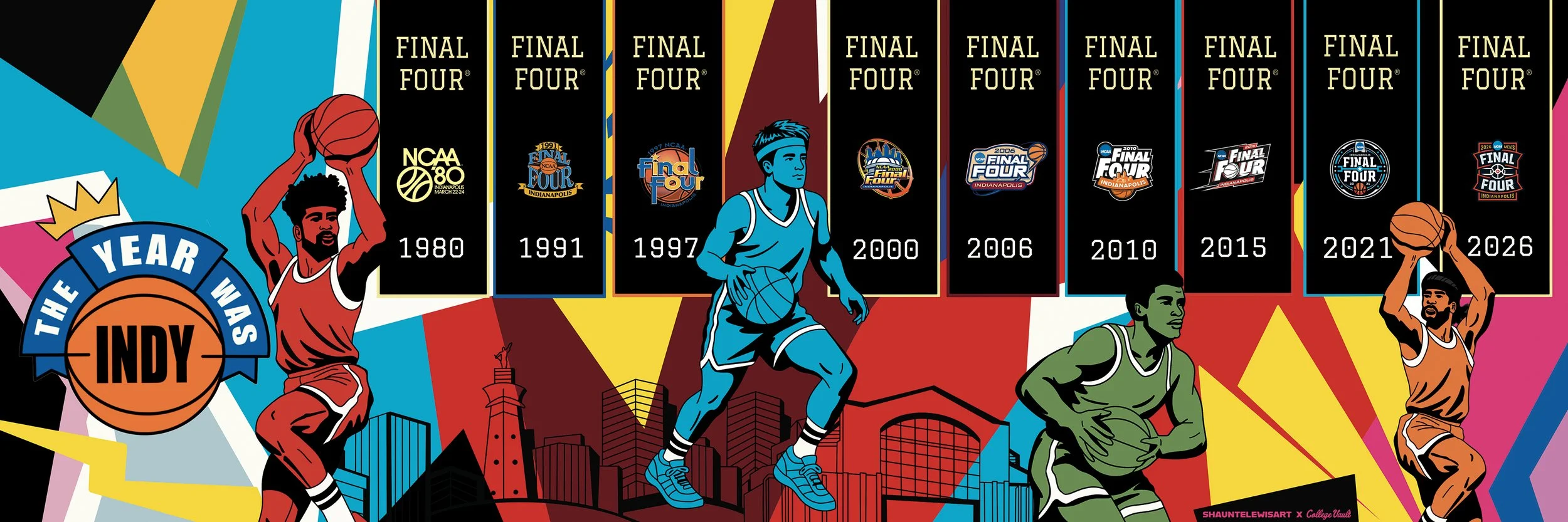 NCAA Final Four Mural