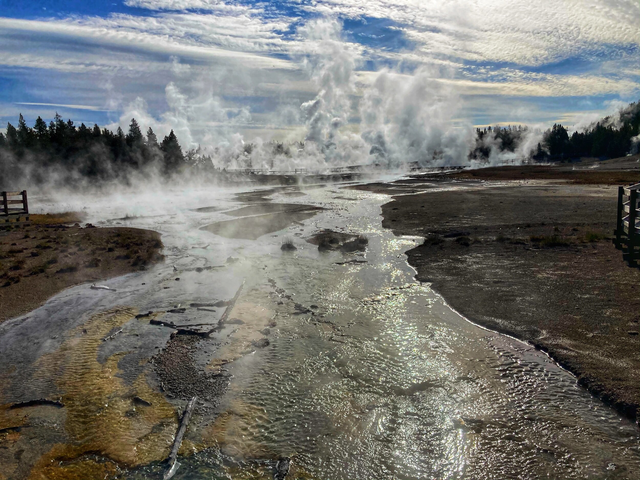 Geothermal features