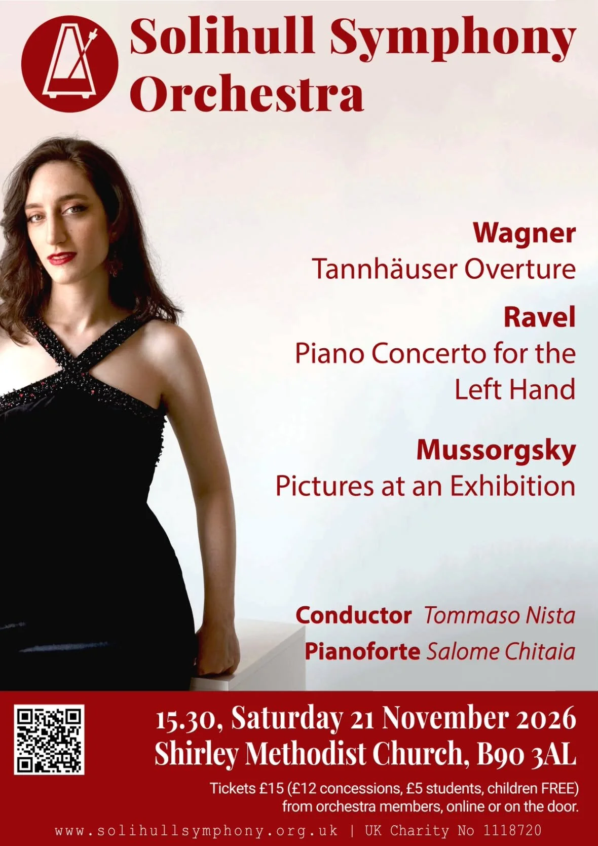 Ravel Concerto for the left hand Solihull Symphony Orchestra