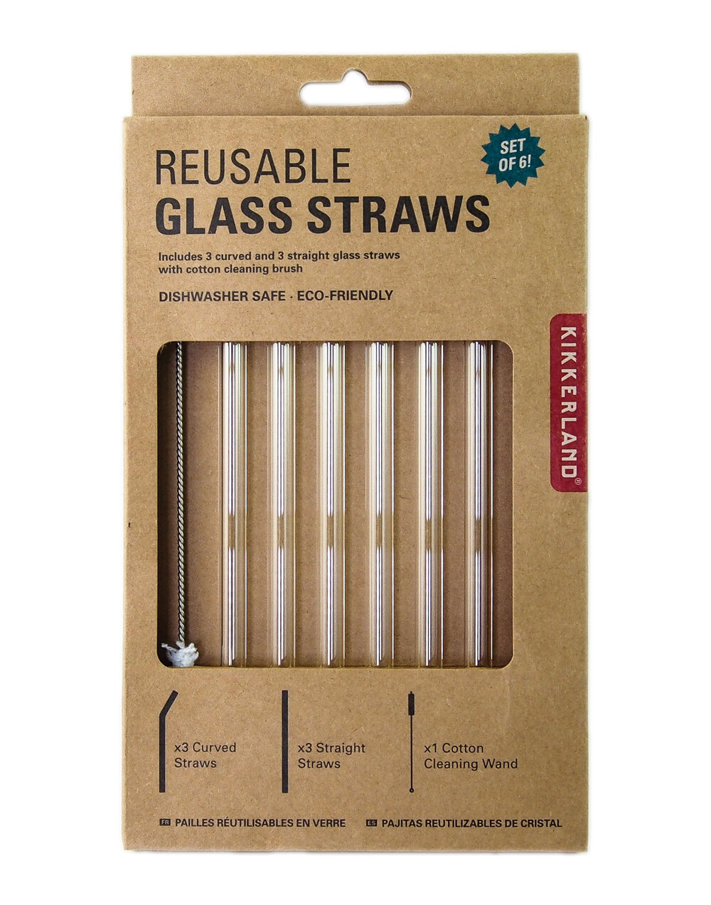 Reusable Glass Straws — Write Impressions