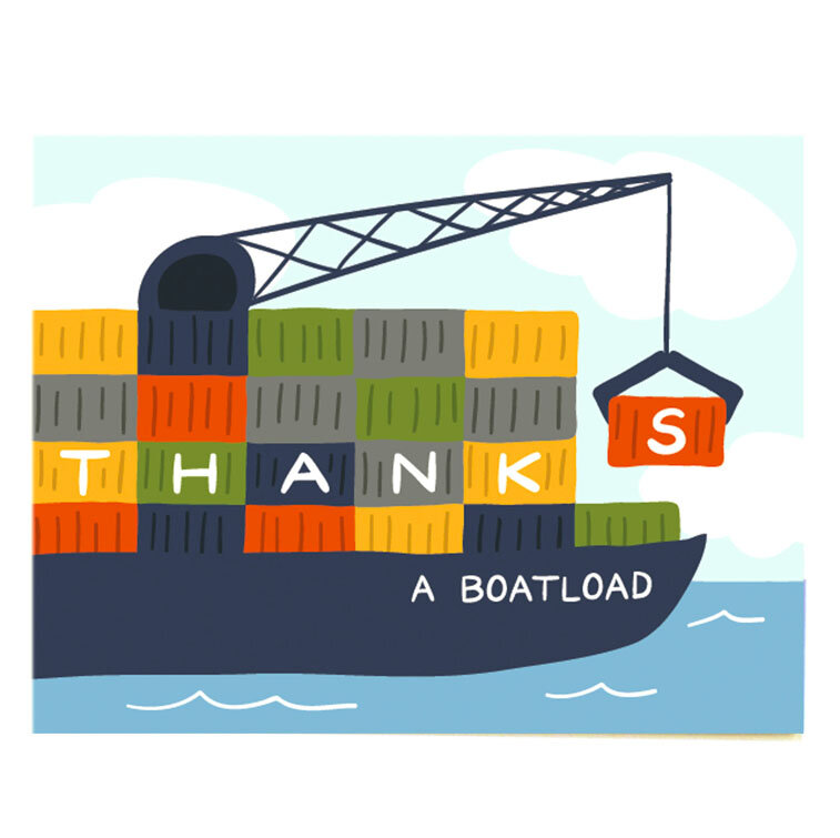 Thanks a Boatload Card