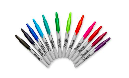 Sharpie Fine Point Permanent Retractable Markers — Write Impressions