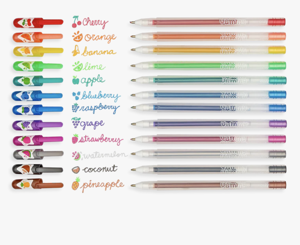 Yummy Yummy Scented Glitter Gel Pens — Write Impressions