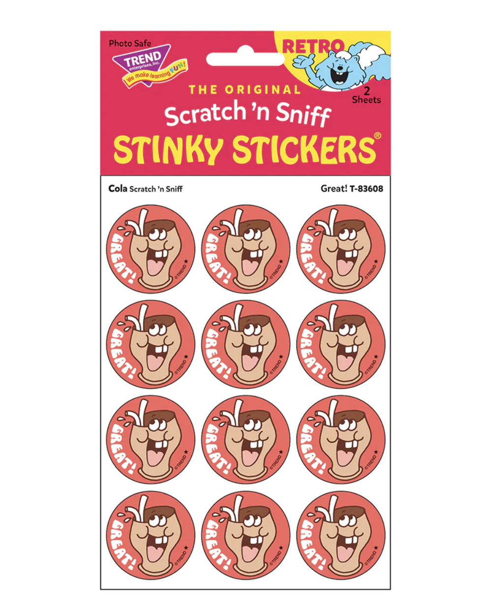 Trend All In Good Pun Retro Scratch 'n Sniff Stinky Stickers® +