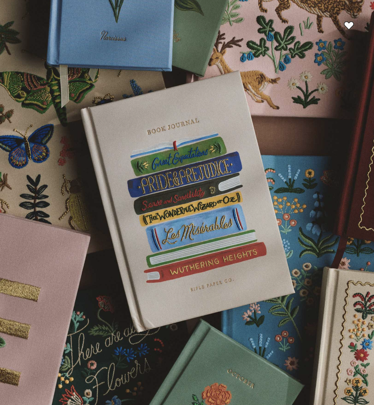 Embroidered Book Club Journal